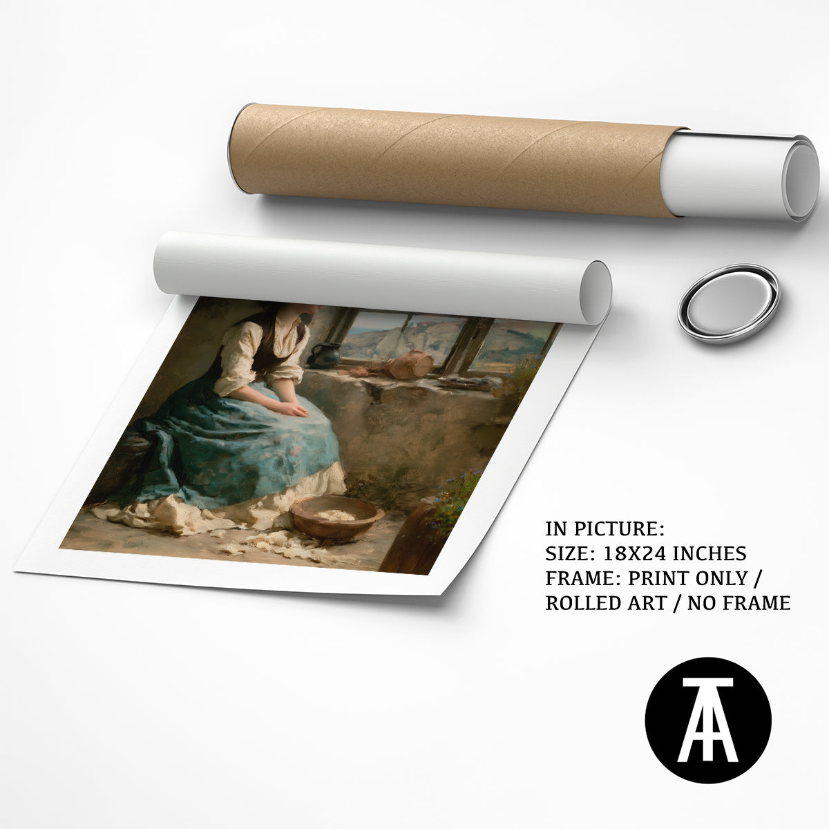 Artwork as Print Only or Rolled Art