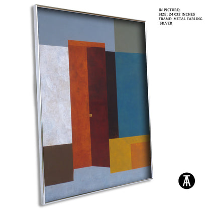 Artwork in Metal Earling Silver Frame