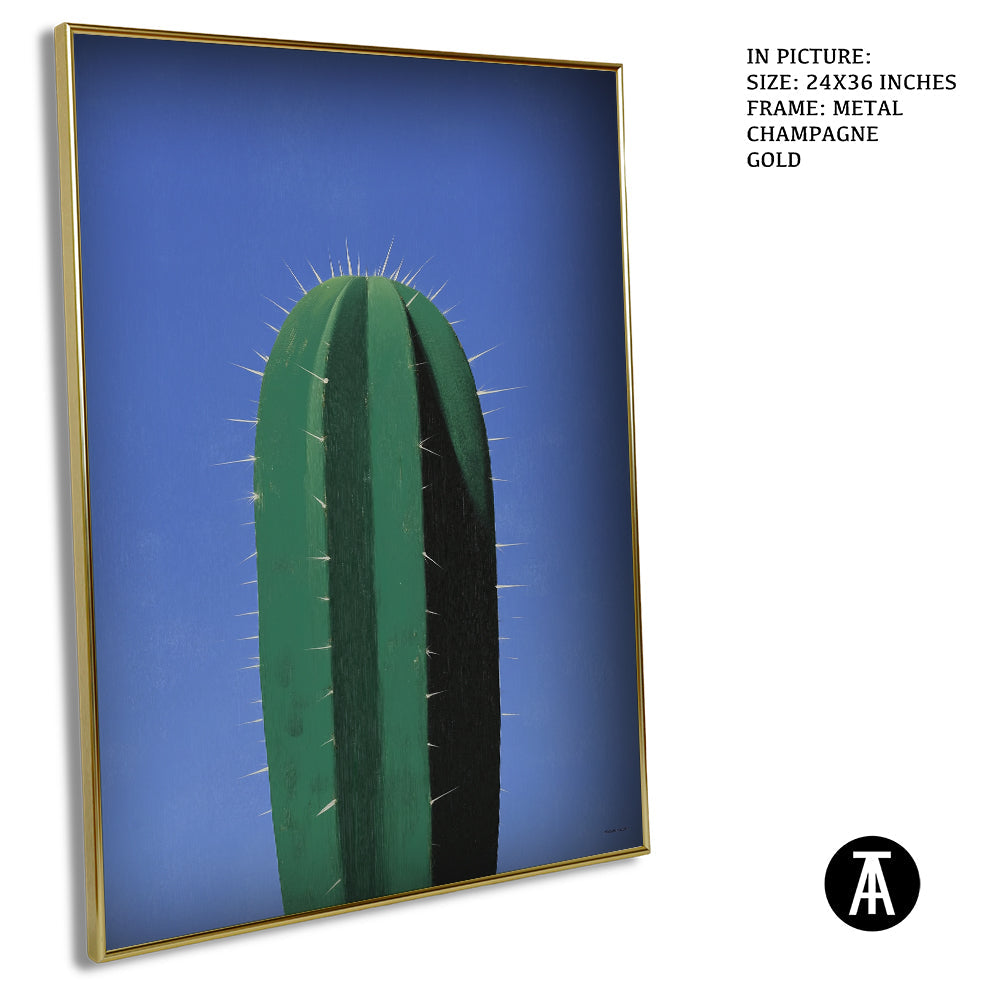 Artwork in Metal Champagne Gold Frame