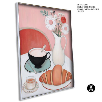 Artwork in Metal Earling Silver Frame