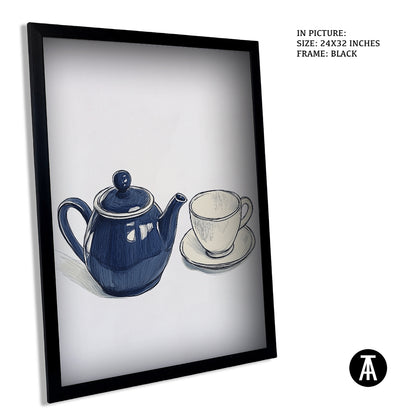 Sample Artwork in Black Frame