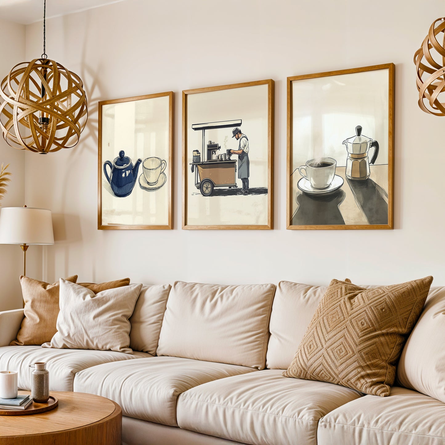 Gallery Wall Set in Lifestyle Setting