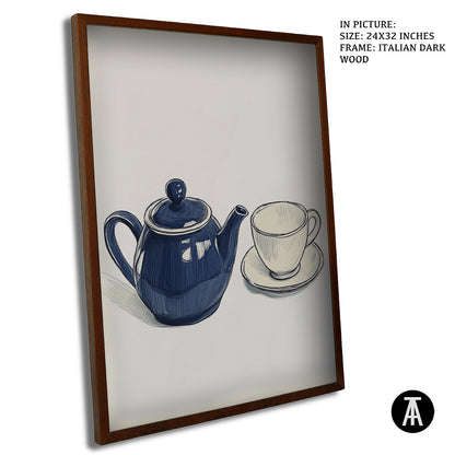 Sample Artwork in Italian Wood Framing Dark