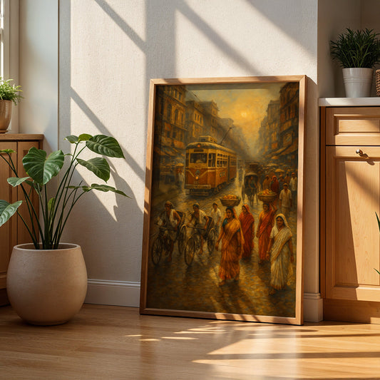 Heritage Indian Painting in a Lifestyle Setting