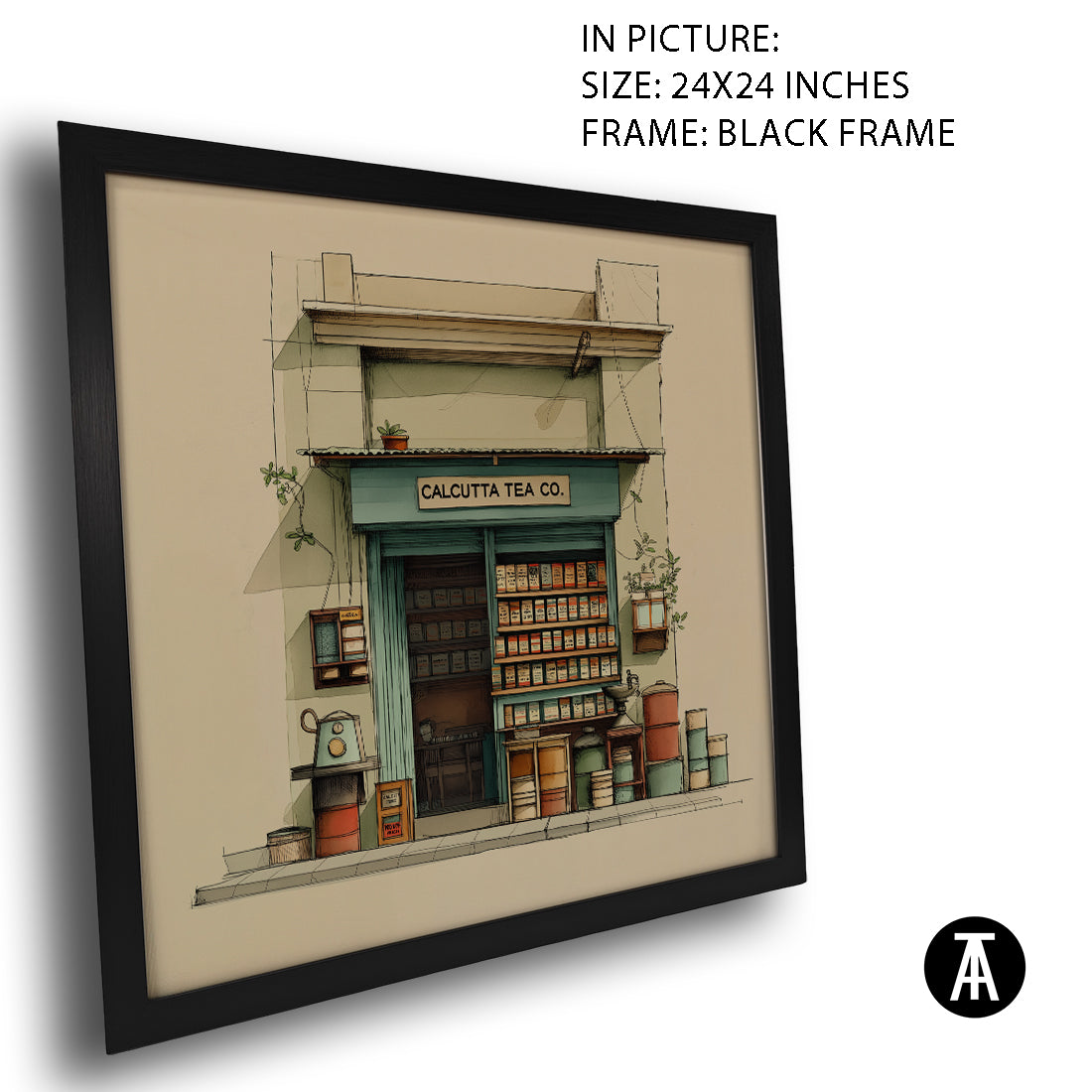 Artwork in Black Frame