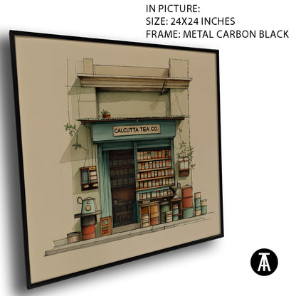 Artwork in Carbon Black Meta Frame