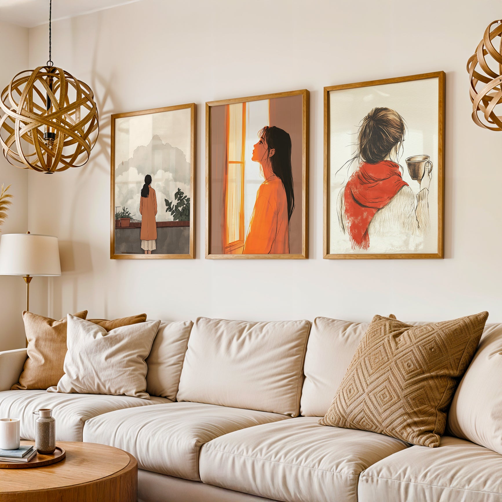Gallery Wall Set in Lifestyle Setting