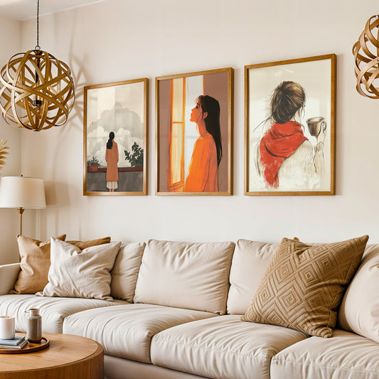 Gallery Wall Set in Lifestyle Setting