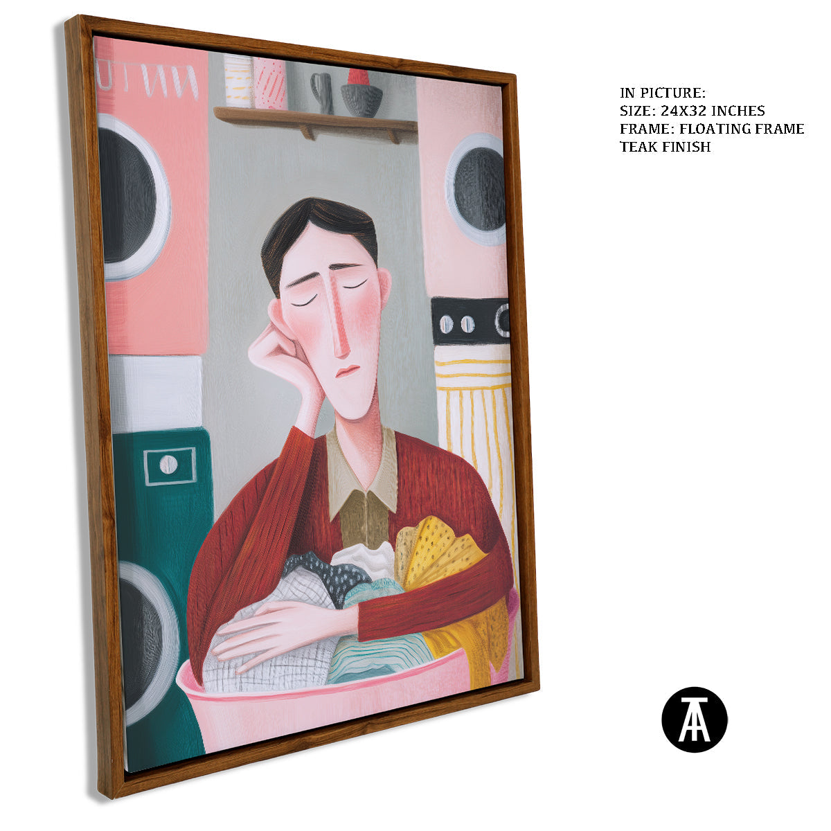 Artwork in Floating Frame