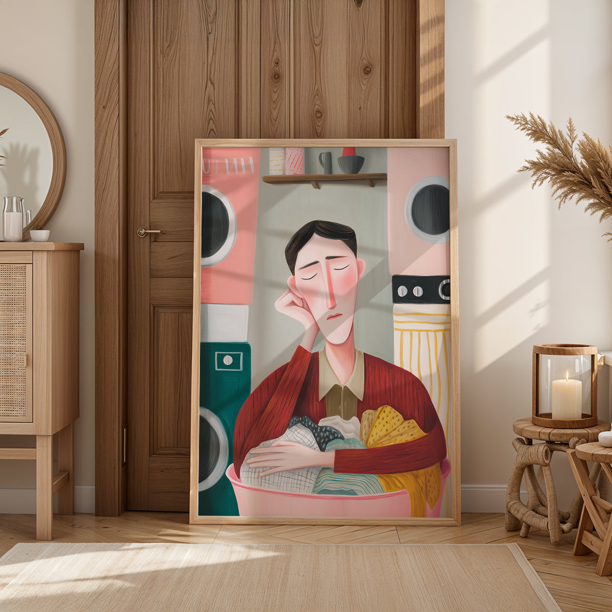 Painting in a Lifestyle Setting