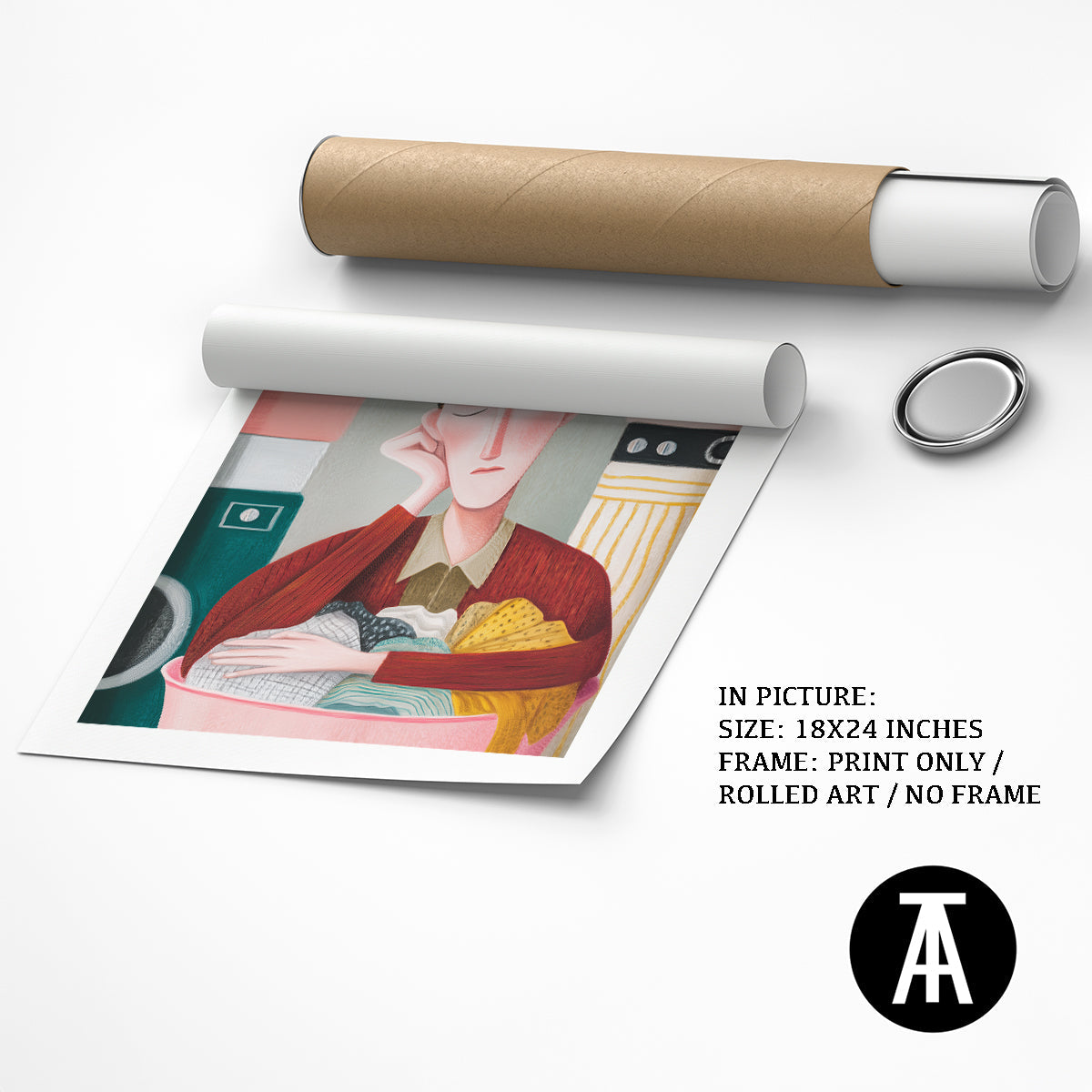 Artwork as Print Only or Rolled Art