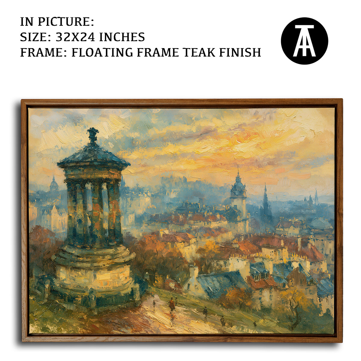 Artwork in Floating Frame