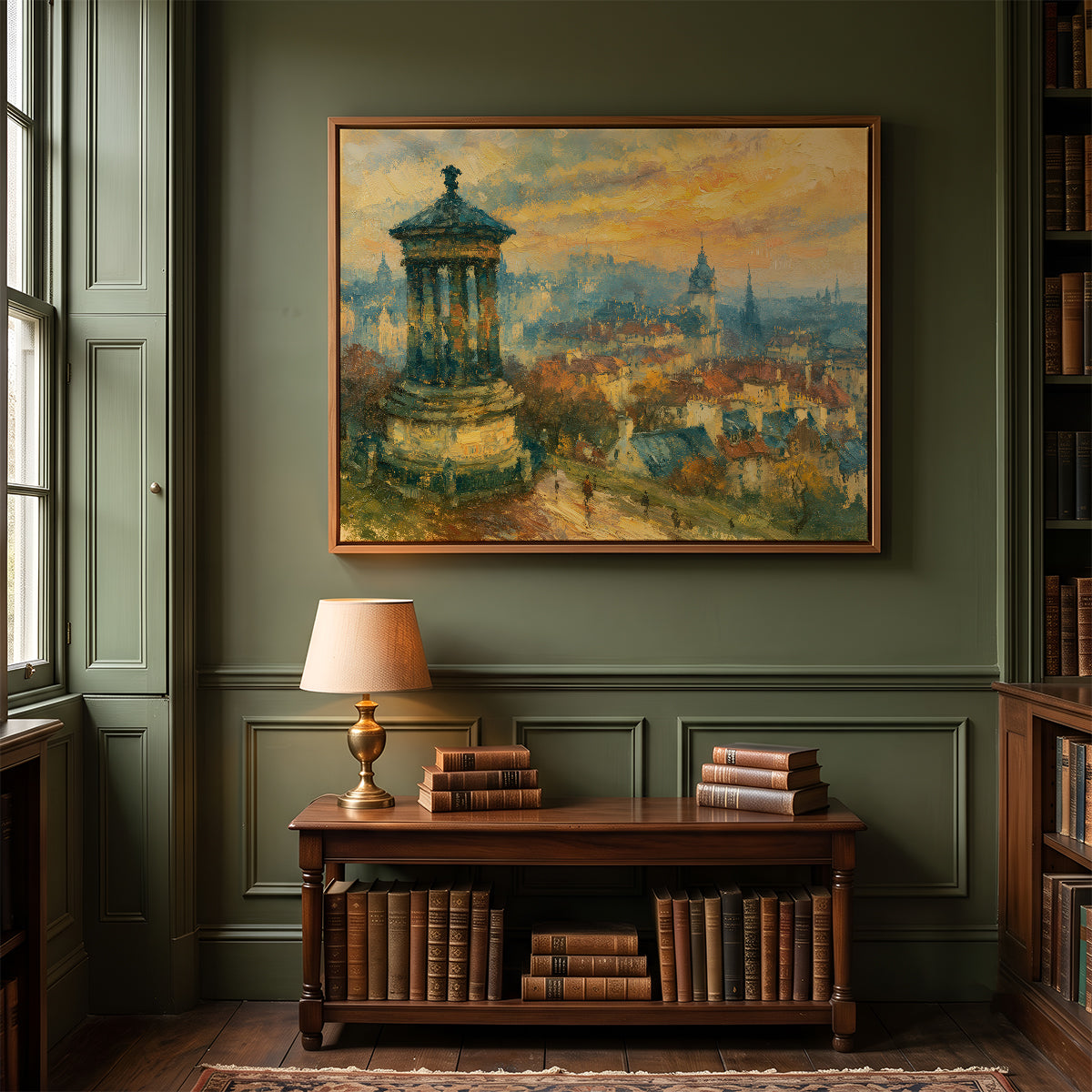 Painting in a Lifestyle Setting
