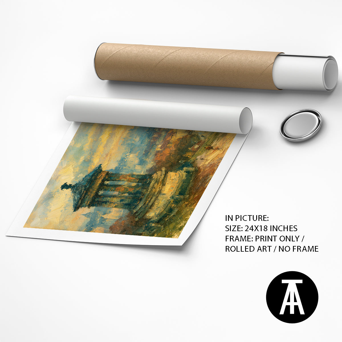 Artwork as Print Only or Rolled Art