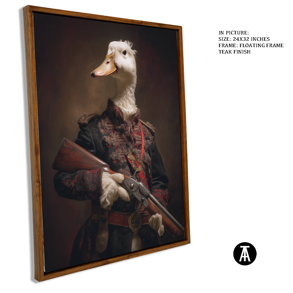 Artwork in Floating Frame