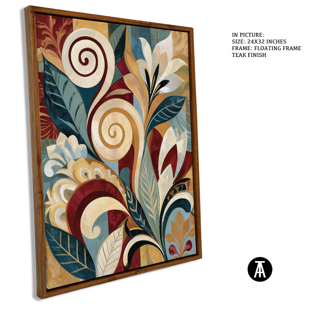 Artwork in Floating Frame