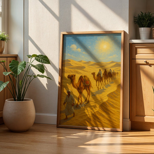 Heritage Indian Painting in a Lifestyle Setting