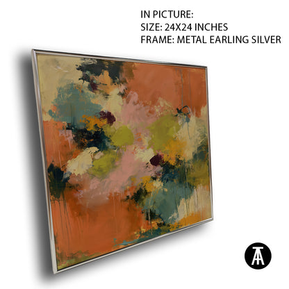 Artwork in Metal Earling Silver Frame