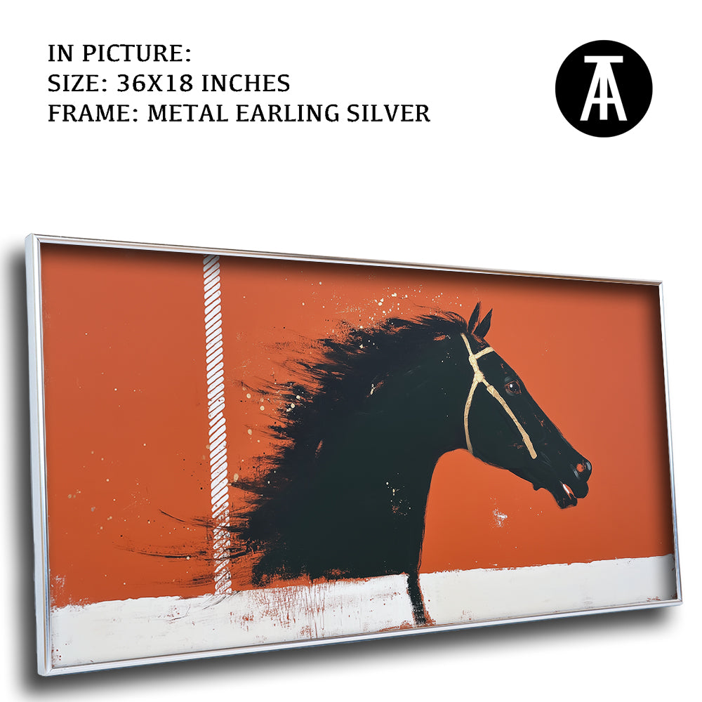 Artwork in Metal Earling Silver Frame