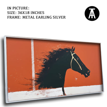 Artwork in Metal Earling Silver Frame