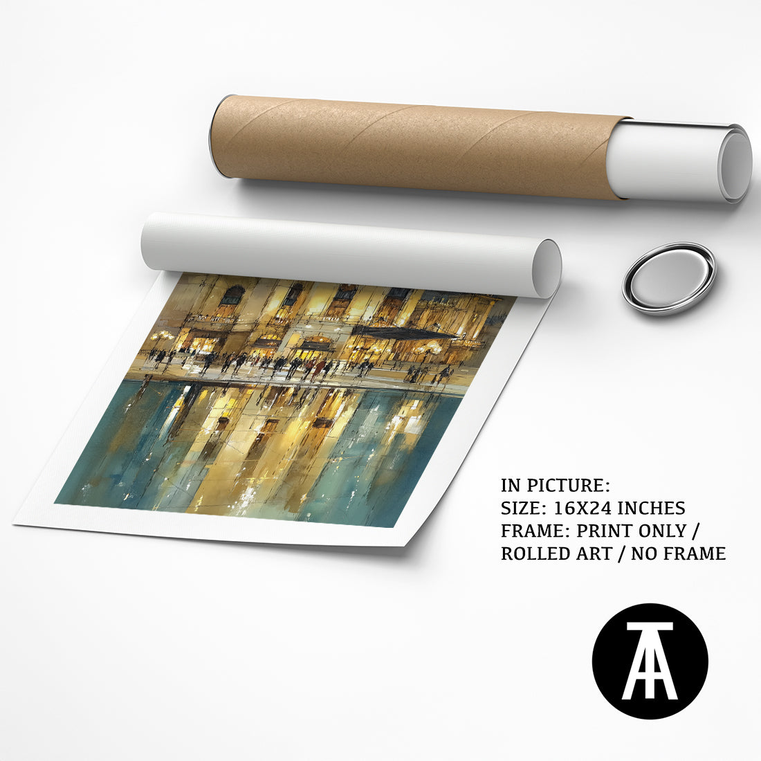 Artwork as Print Only / Rolled Art