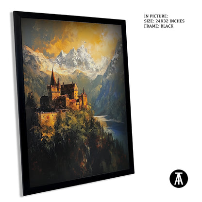 Sample Artwork in Black Frame