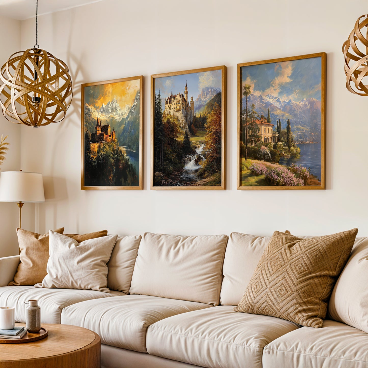 Gallery Wall Set in Lifestyle Setting