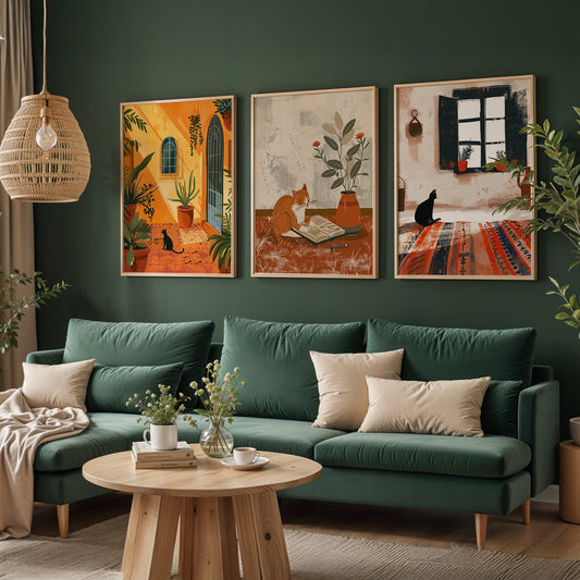 Gallery Wall Set in Lifestyle Setting