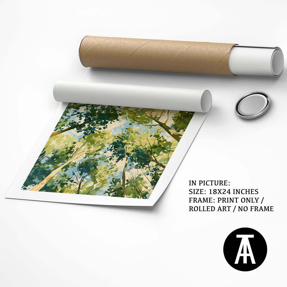 Artwork as Print Only / Rolled Art