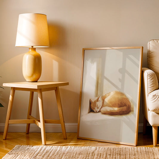 Minimalist Artwork in a Lifestyle Setting