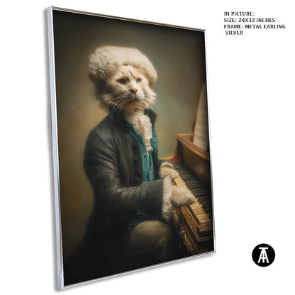 Artwork in Metal Earling Silver Frame