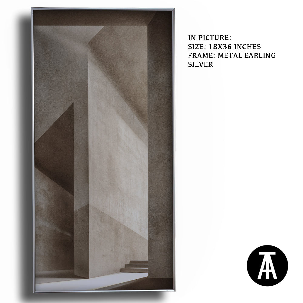 Artwork in Metal Earling Silver Frame