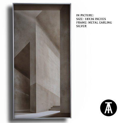 Artwork in Metal Earling Silver Frame