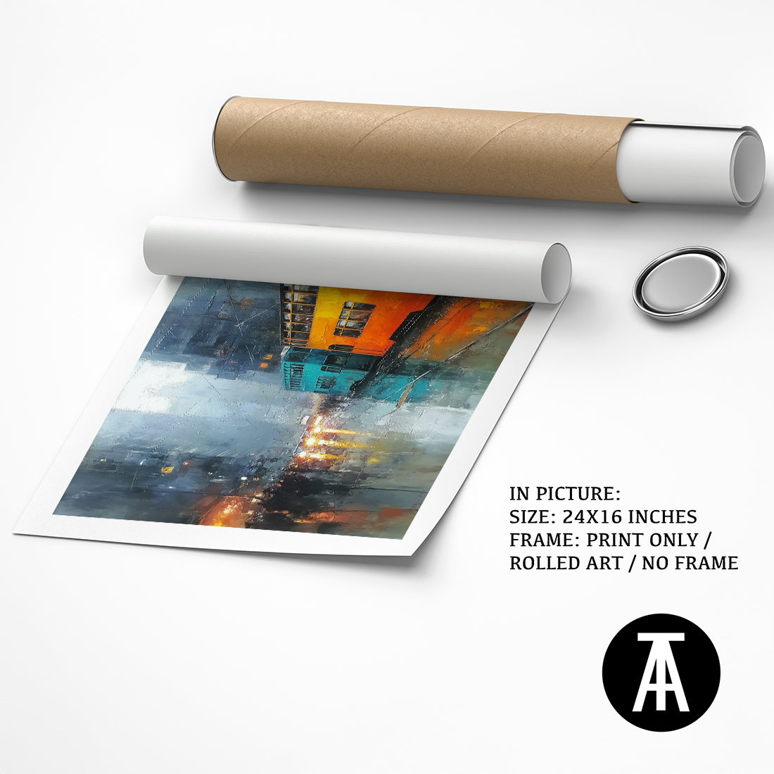 Artwork as Print Only / Rolled Art