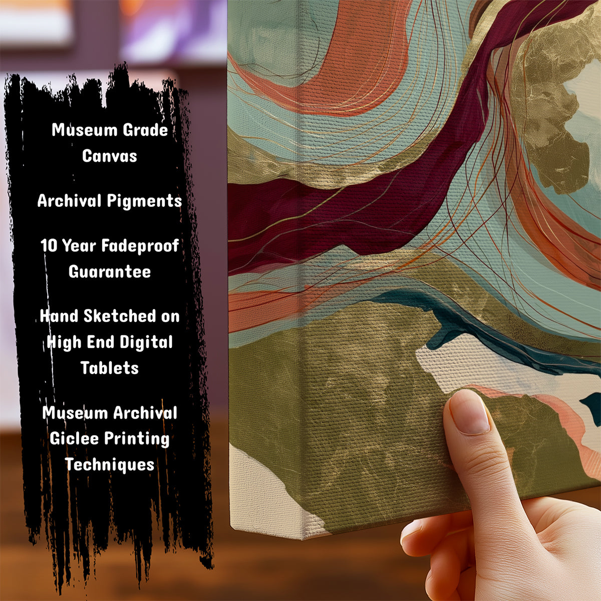 Information about Abstract Art Print