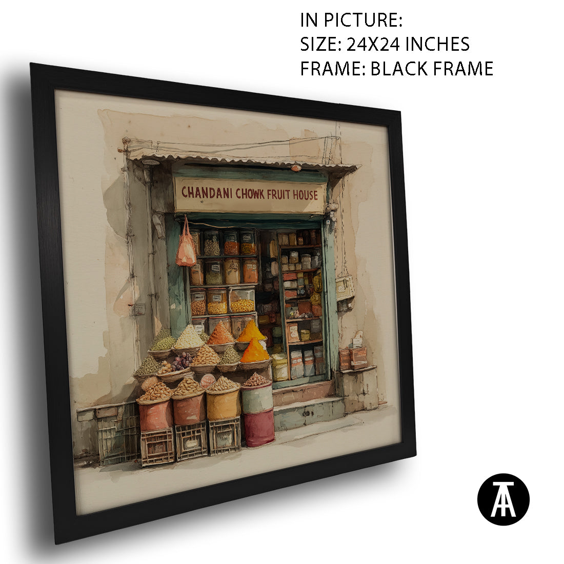 Artwork in Black Frame
