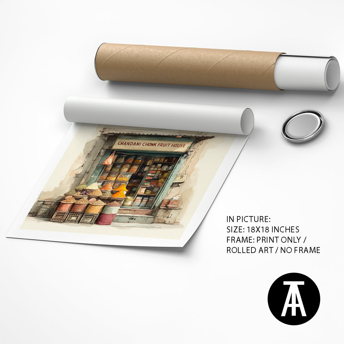 Artwork as Print Only / Rolled Art