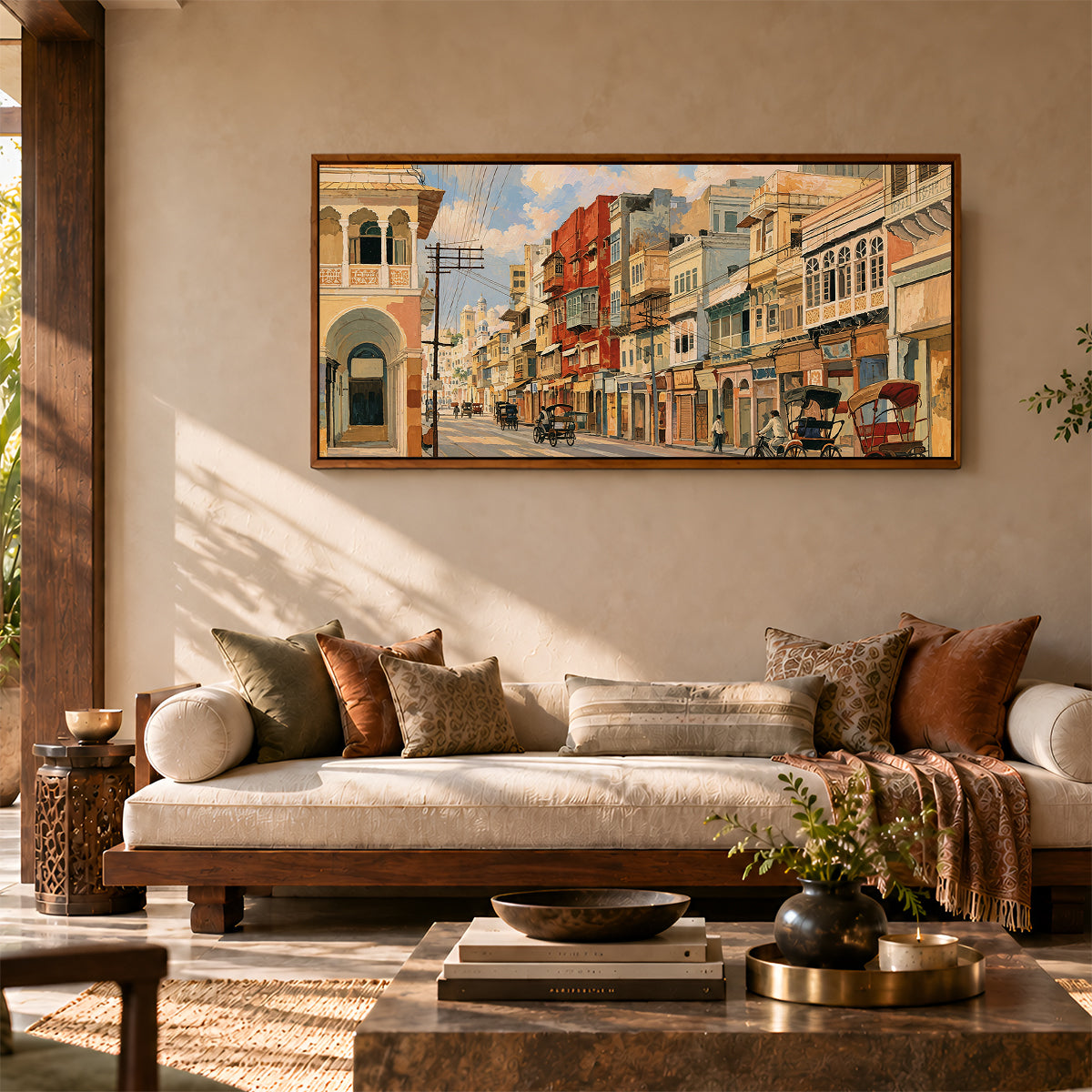 Indian Artwork in a Lifestyle Setting