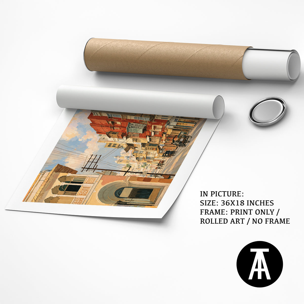Artwork as Print Only or Rolled Art