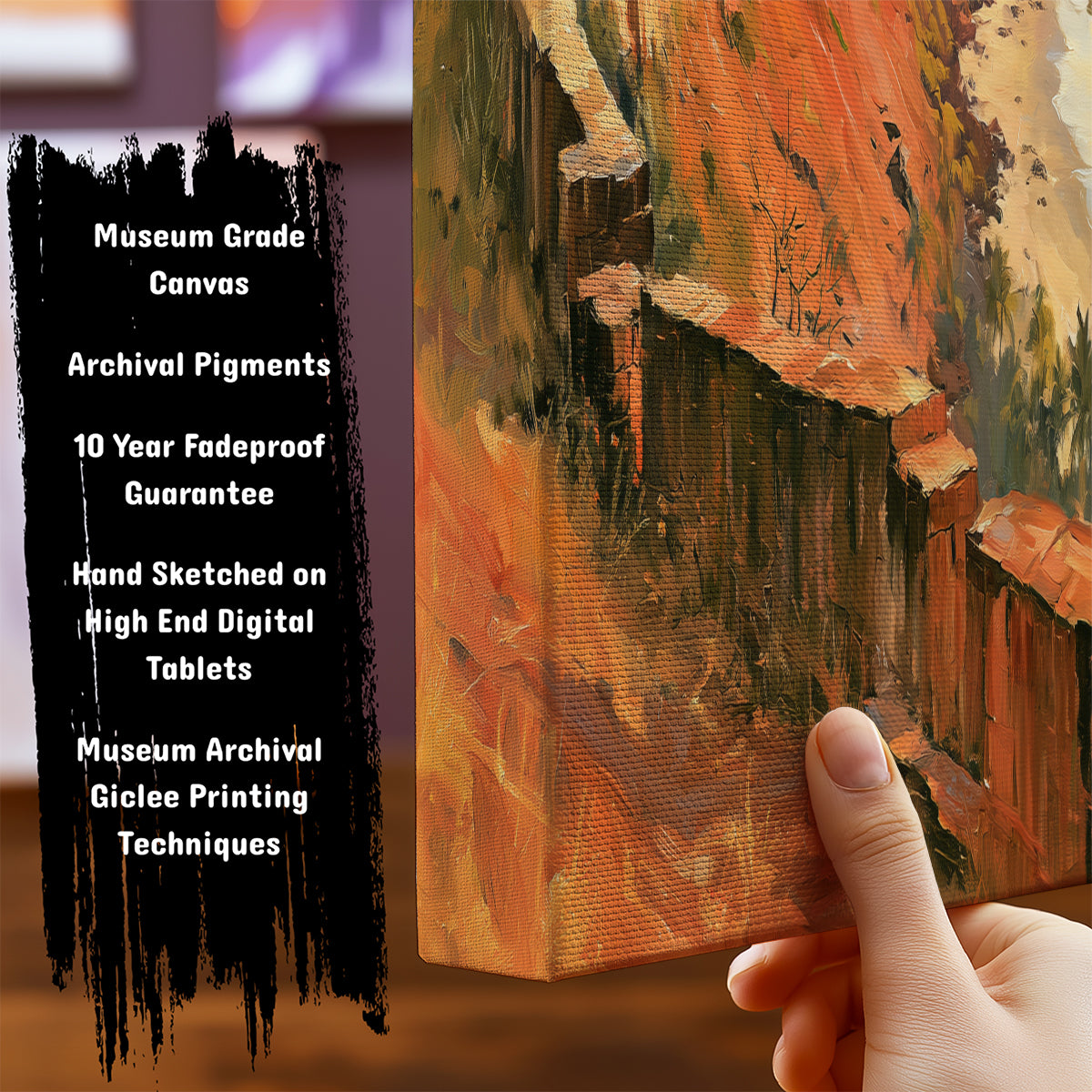 Information about Indian Canvas Art Print