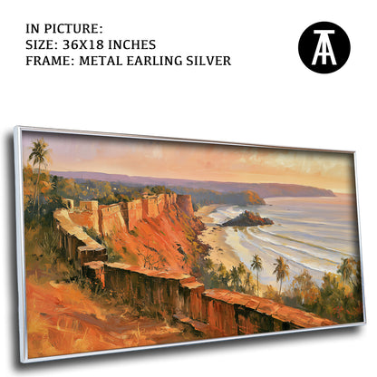 Artwork in Metal Earling Silver Frame