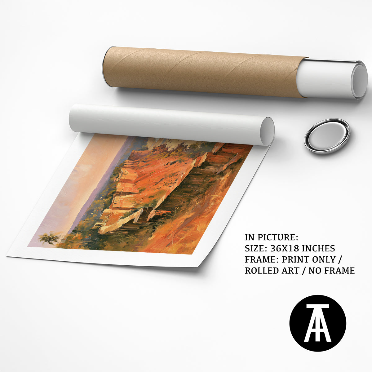 Artwork as Print Only or Rolled Art