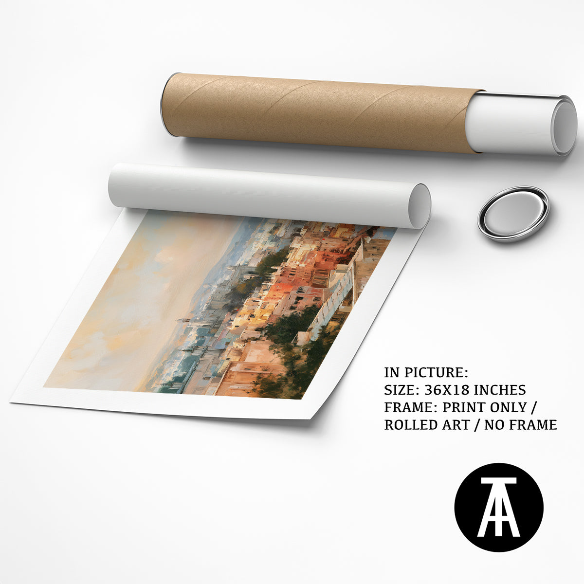 Artwork as Print Only or Rolled Art
