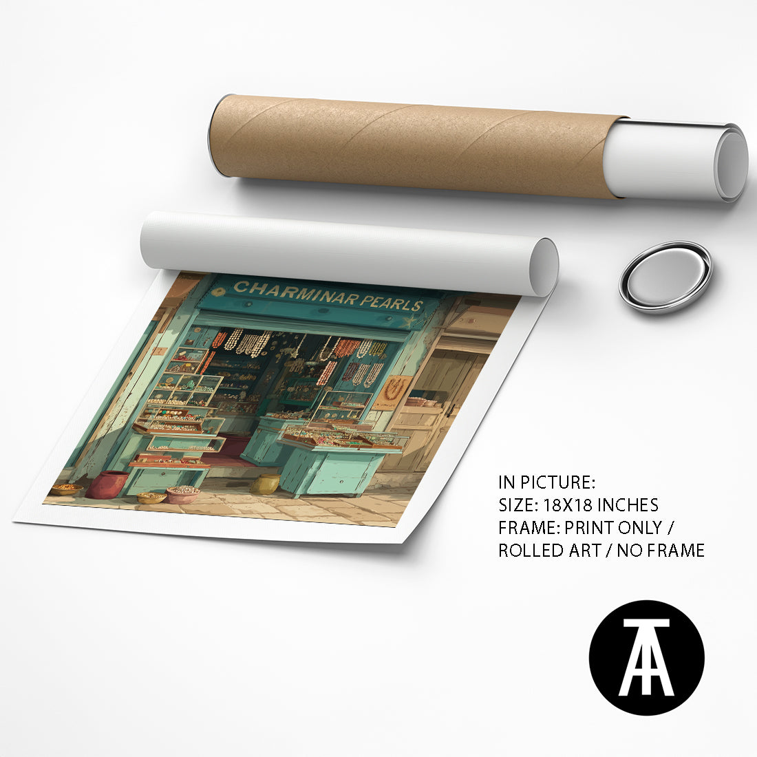 Artwork as Print Only / Rolled Art