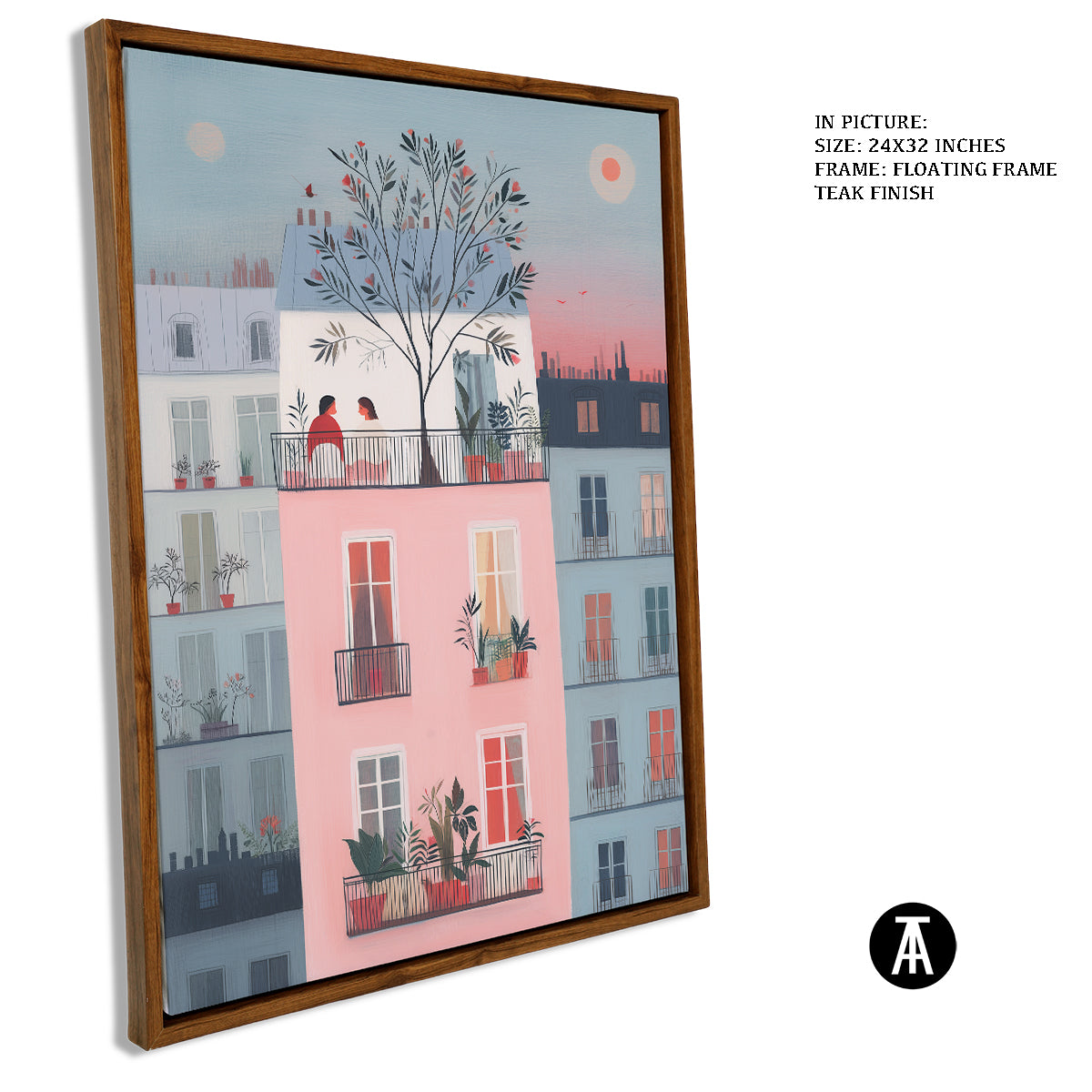 Artwork in Floating Frame