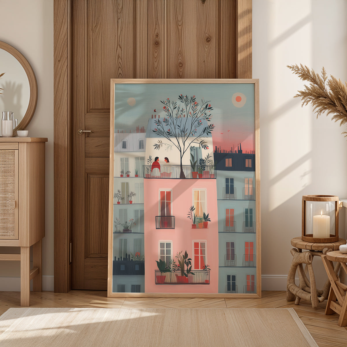 Painting in a Lifestyle Setting