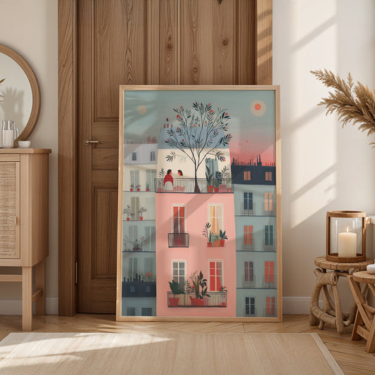 Painting in a Lifestyle Setting