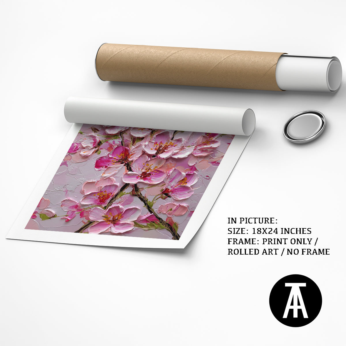 Artwork as Print Only or Rolled Art