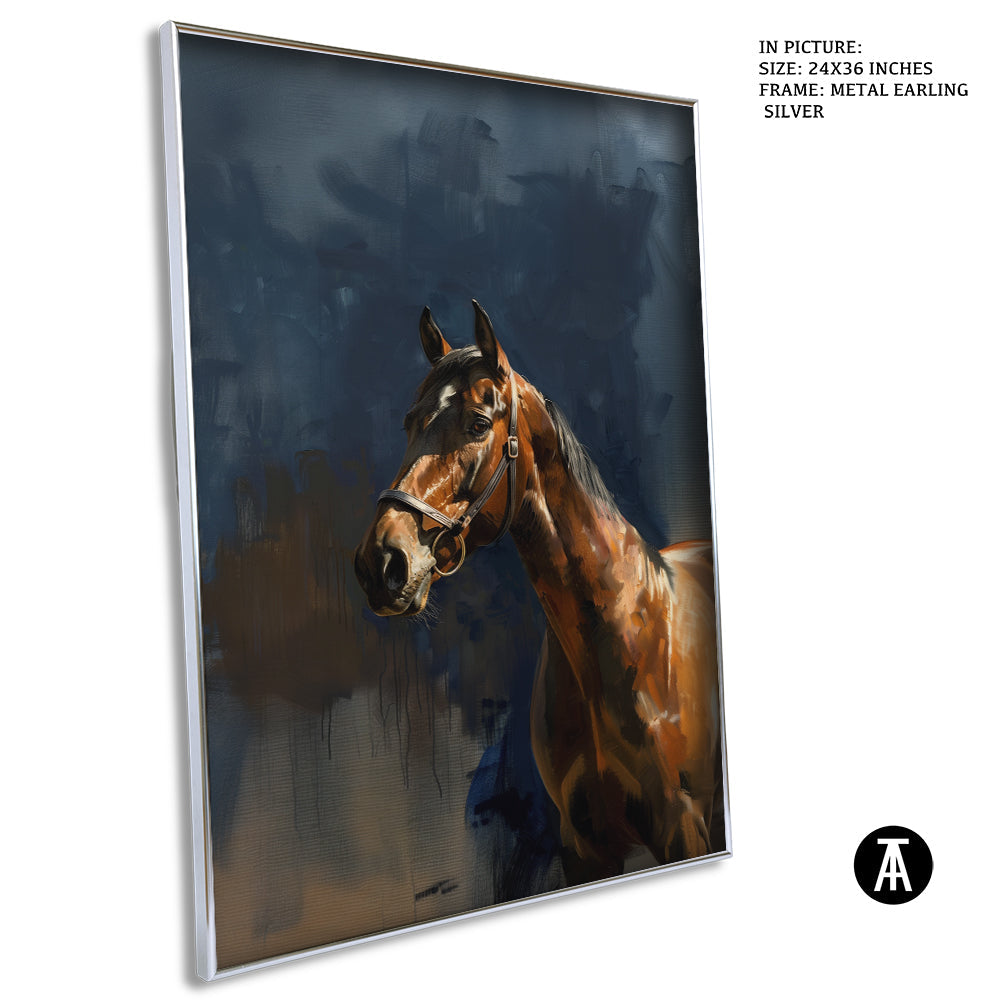 Artwork in Metal Earling Silver Frame