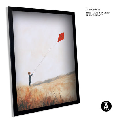 Sample Artwork in Black Frame